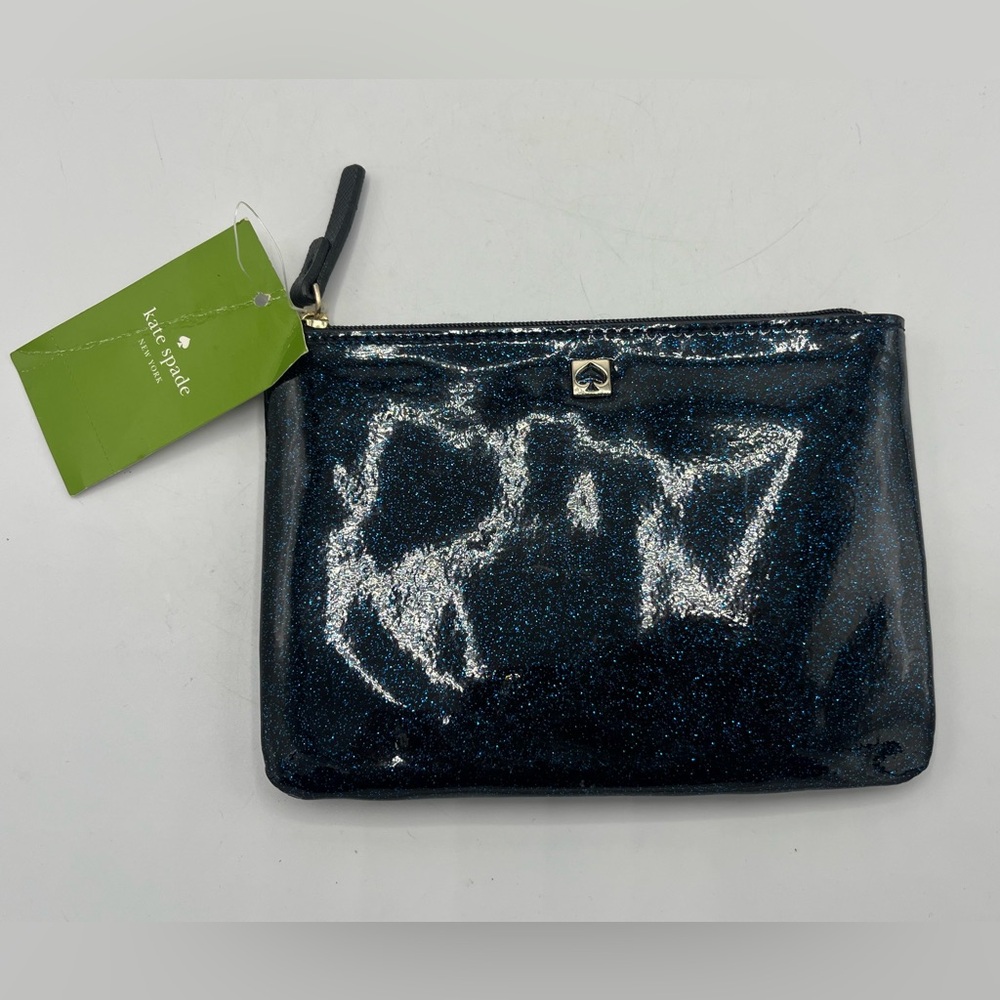 Kate Spade Navy Sparkle Wristlet